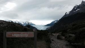Nationalpark Torres Del Paine Lago Grey Schild