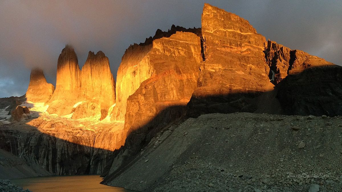 Nationalpark Torres Del Paine Sonnenaufgang