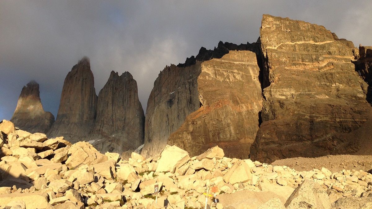 Nationalpark Torre Del Paine Torres morgens
