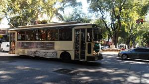 Mendoza Argentinien Straßenbahn