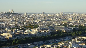 Paris von oben Aussicht Eiffelturm Sacre Coeur