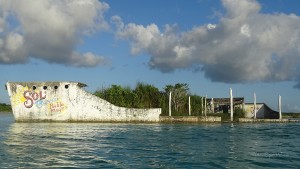 Laguna-Bacalar-Mexiko-Piratenschiff