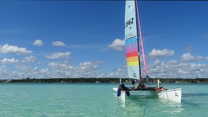 Laguna Bacalar Mexiko Segelboot-Guide