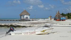 Isla Holbox Strand Boot